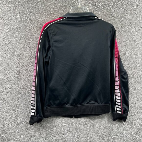 Sport Tek Womens Jacket Small Black Long Sleeve Full Zip Sweater Top Pockets - Picture 2 of 11